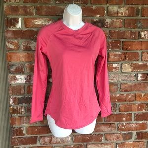 Cuddl Duds Climate Right pink top size Small